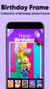 Birthday Photo Frame! screenshot 0