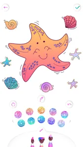 Mermaid coloring book kids screenshot 2