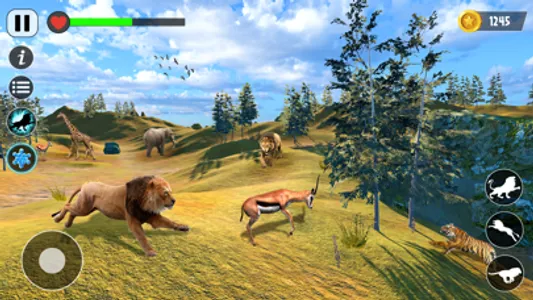 Lion Games 3D Simulator Jungle screenshot 2