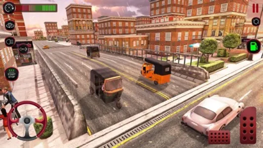 Modern Tuk Tuk Rickshaw Game screenshot 2