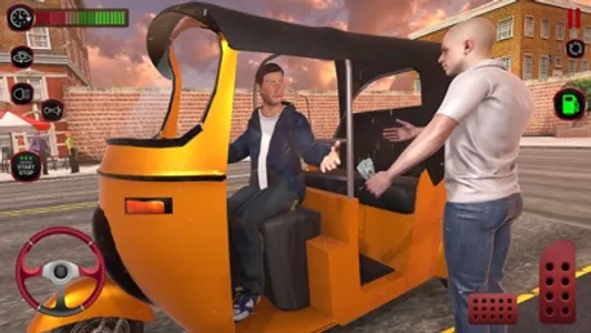 Modern Tuk Tuk Rickshaw Game screenshot 5