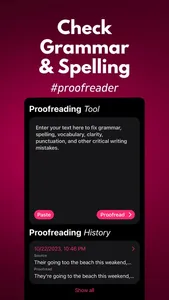 Proofreader: Grammar Check screenshot 0