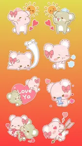 Sweet sugar cubs Stickers screenshot 1