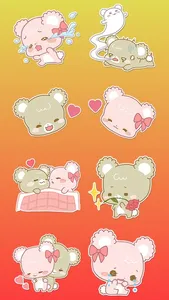 Sweet sugar cubs Stickers screenshot 2