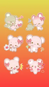 Sweet sugar cubs Stickers screenshot 4