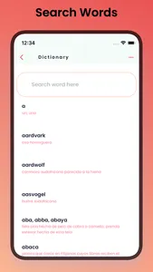 Spanish-English Language App screenshot 1