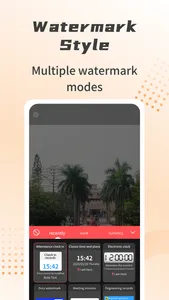 Photo Watermark Camera screenshot 1