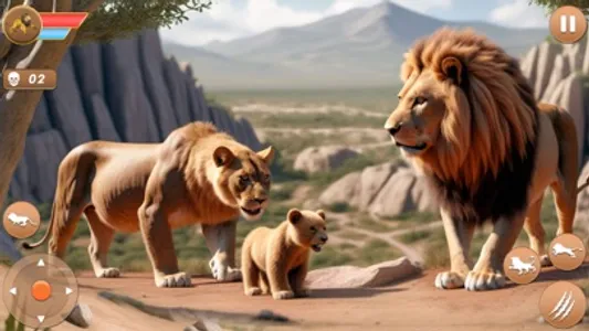 Angry Lion Simulator Lion Game screenshot 0
