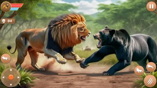 Angry Lion Simulator Lion Game screenshot 1