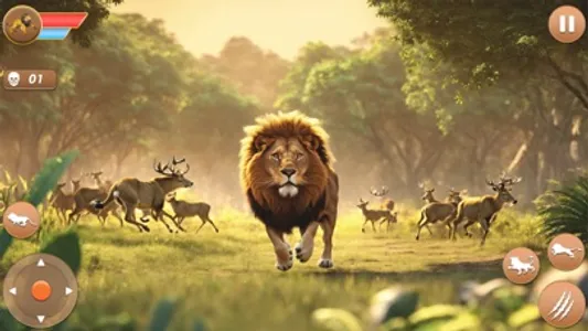 Angry Lion Simulator Lion Game screenshot 3