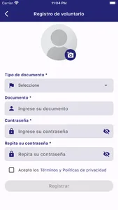 Registro Nacional CRP screenshot 1