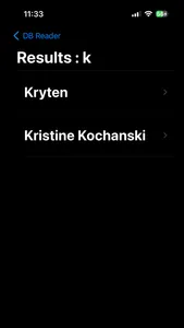 DBReader screenshot 1