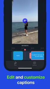 Subtitles: Captions for video. screenshot 1