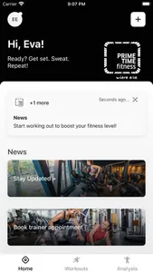 Prime Time fitness. screenshot 1