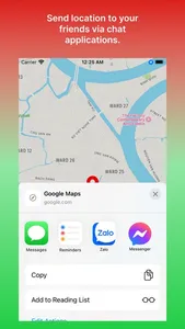 SendPin - Pin & Send Location screenshot 1