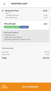 Happy's Pizza Messingham screenshot 3