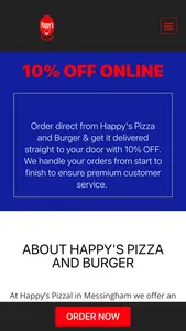 Happy's Pizza Messingham screenshot 4
