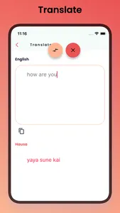Hausa-English Learning App screenshot 2