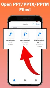 PPTX PPT PPTM To PDF Reader screenshot 0