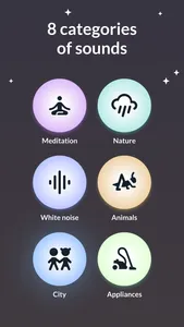 Meditation white noise - Foly screenshot 1