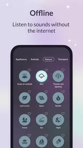 Meditation white noise - Foly screenshot 7