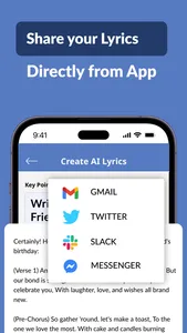 AI Lyrics Generator-Song Maker screenshot 4