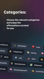 Affirmations: Universe say... screenshot 1