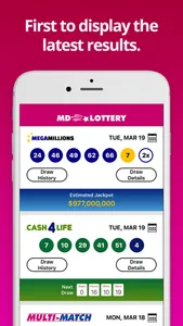Maryland Lottery Numbers screenshot 0