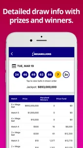 Maryland Lottery Numbers screenshot 1