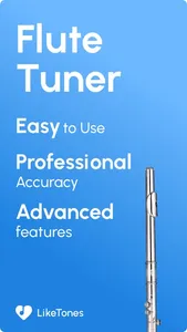 Flute Tuner - LikeTones screenshot 0
