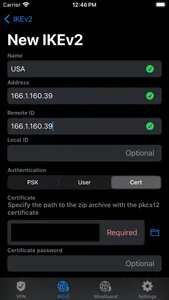 VPNmanager screenshot 1