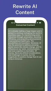 ZeroAI AI detector & rewriter screenshot 4