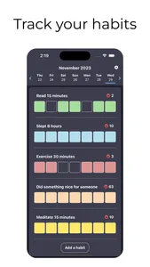 TrackHabits - A Habit Tracker screenshot 0
