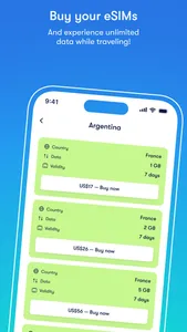 eSimply: Travel & Mobile data screenshot 2