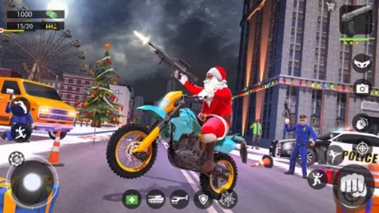 Christmas Gangster: Rope Santa screenshot 2