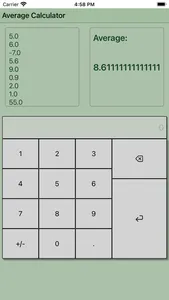 Average Calculator Professiona screenshot 7