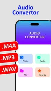Audio Convert to MP3 M4A WAV screenshot 1