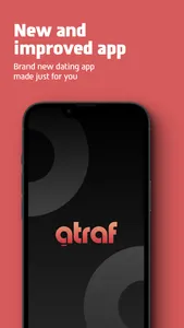 Atraf - dating app screenshot 0