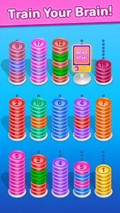 Coin Sort - Coin Merge Master screenshot 1