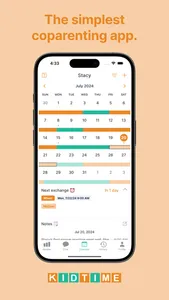 Kidtime Coparent Calendar Chat screenshot 0