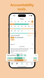 Kidtime Coparent Calendar Chat screenshot 3