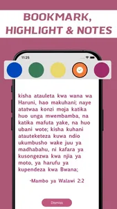 Biblia Takatifu in Swahili. screenshot 2