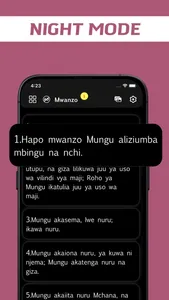 Biblia Takatifu in Swahili. screenshot 6