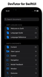 DevTutor: Learn Swift, SwiftUl screenshot 0