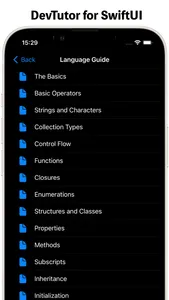 DevTutor: Learn Swift, SwiftUl screenshot 3