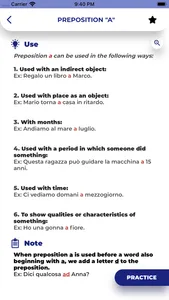 Italian GrammarーLessons・Tests screenshot 1