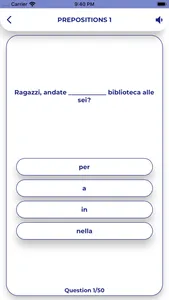 Italian GrammarーLessons・Tests screenshot 2