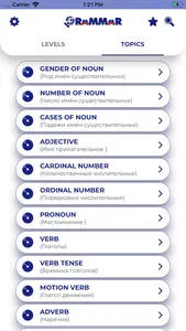 Russian GrammarーLessons・Tests screenshot 4