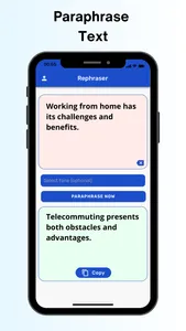 Paraphrase Tool: Rephraser screenshot 0