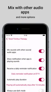 Tonal Tinnitus Therapy screenshot 2